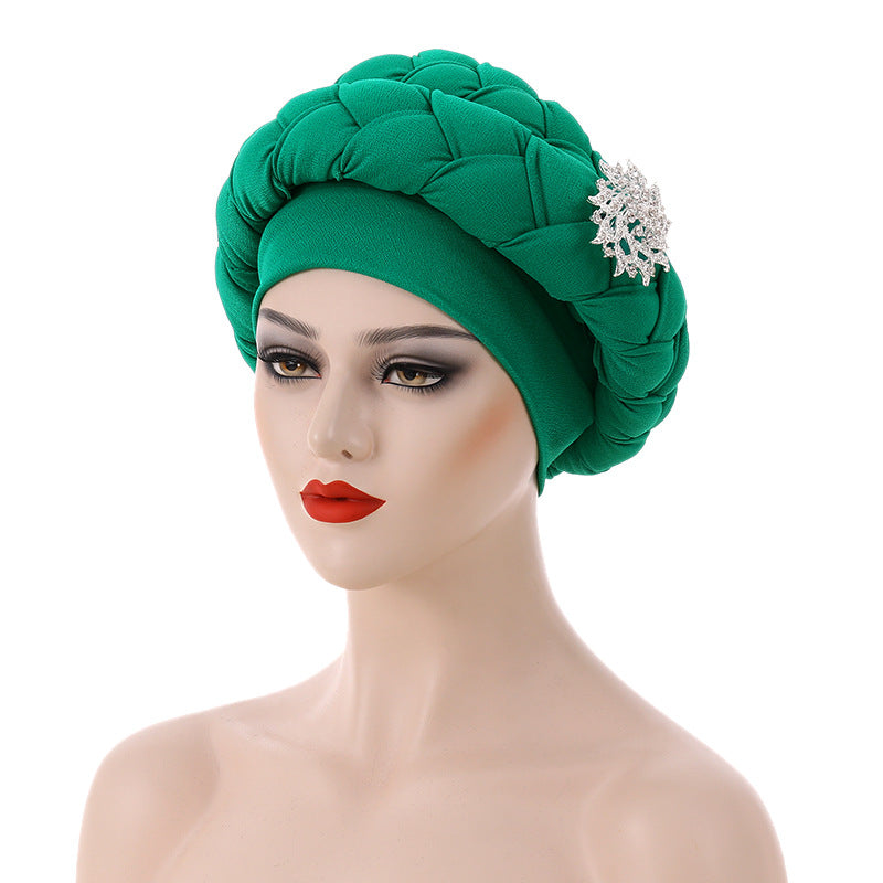 African Woven Woven Hat Plus Accessories Toque