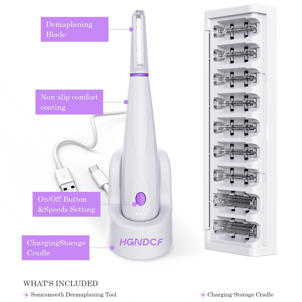 Womens Shaver LED Light Hair Removal Device
