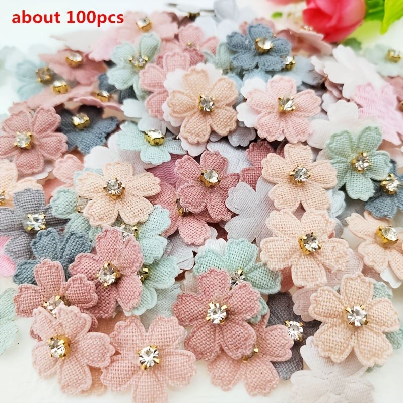 Five Petal Flower Ultrasonic Children Headwear Barrettes DIY Ornament Accessories