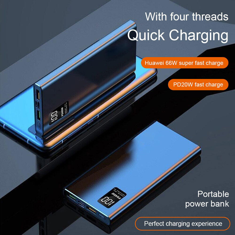 9000000mAh Power Bank Pack Fast Charger 2 USB External Battery For Mobile Phone