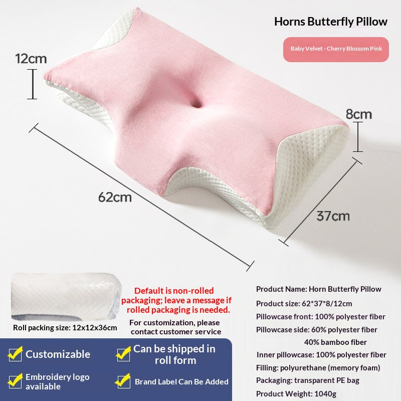 Memory Foam Pillow With Slow Recovery For Home Use