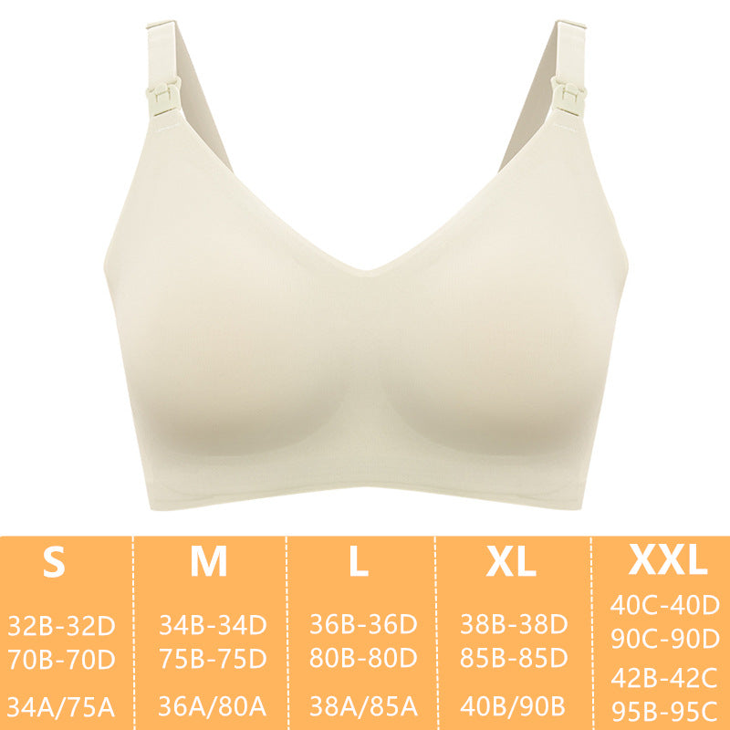 Integrated Pregnant Women's Front  Breast-feeding Bra