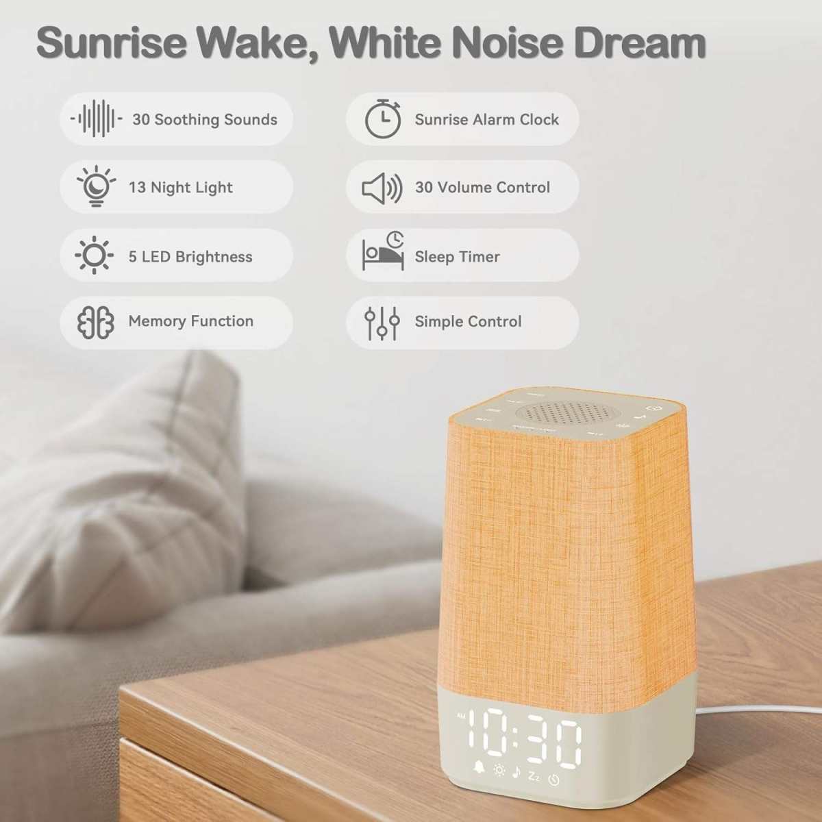 Smart Speaker Bluetooth Wake-up Light
