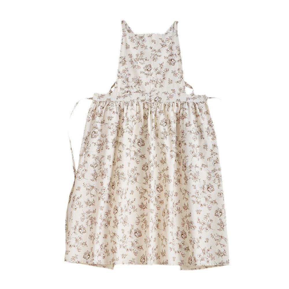 Artistic Apron Kitchen Waistcoat And Bib Apron Work Uniform