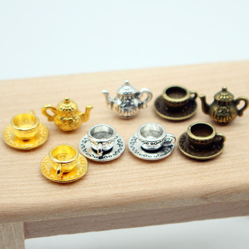Teapot And Coffee Pot Alloy Decorative Accessories