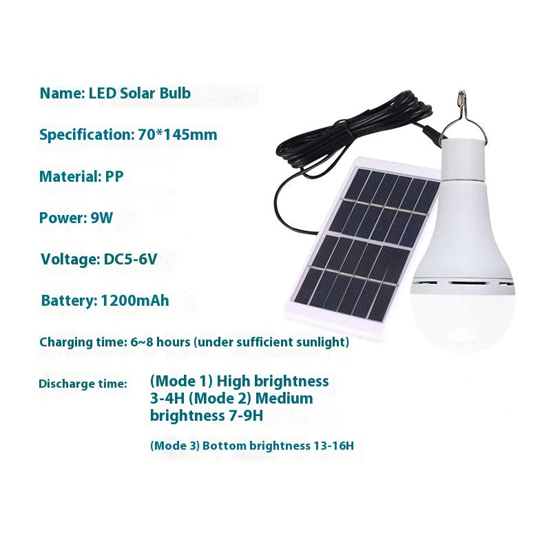Solar Charging Emergency Lamp Outdoor Camping Lantern