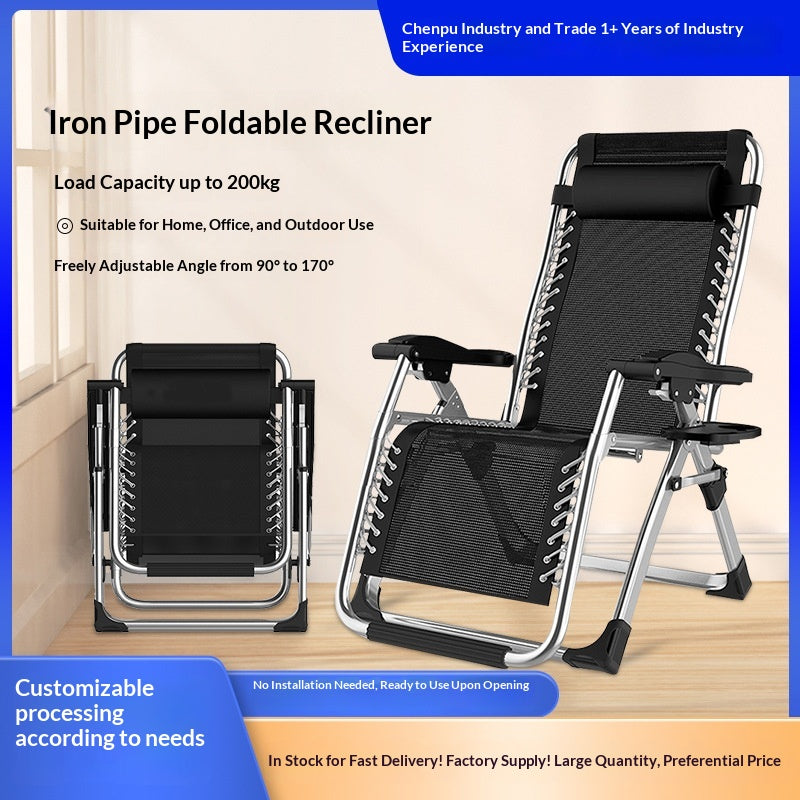 Home-use Folding Office Backrest Chair For Lunch Breaks