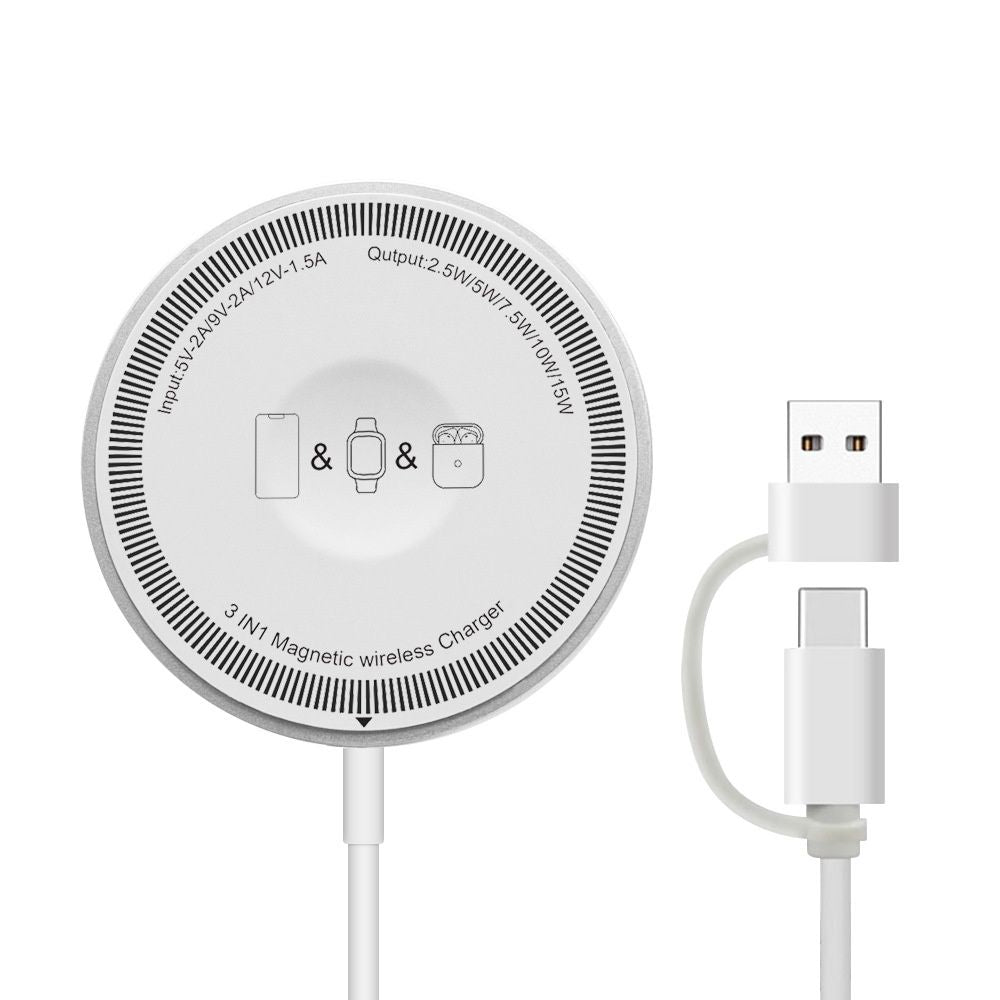 15W Magnetic Wireless Charger For Fast Phone Charging