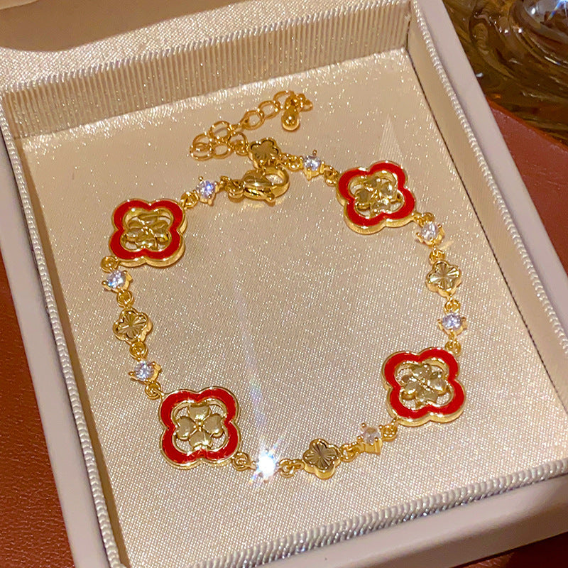 Parisian Style Oval Zirconia Bangle Gift Box Included Elegant Bracelet Perfect Present