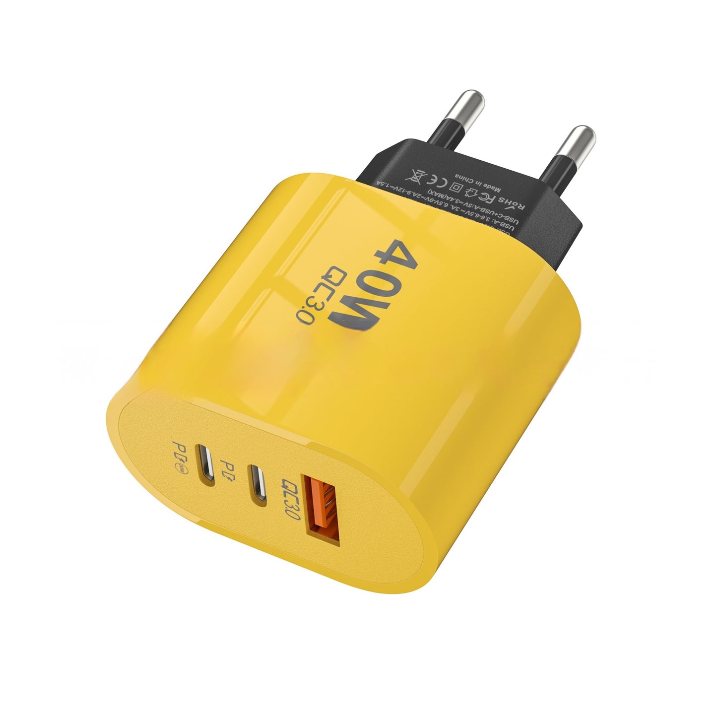 40W Multi-port Charger For Android Mobile Phone Charging Plug Travel