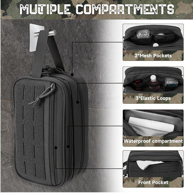 Mens Toiletry Makeup Bag Outdoor Tactical Organizer Pouch