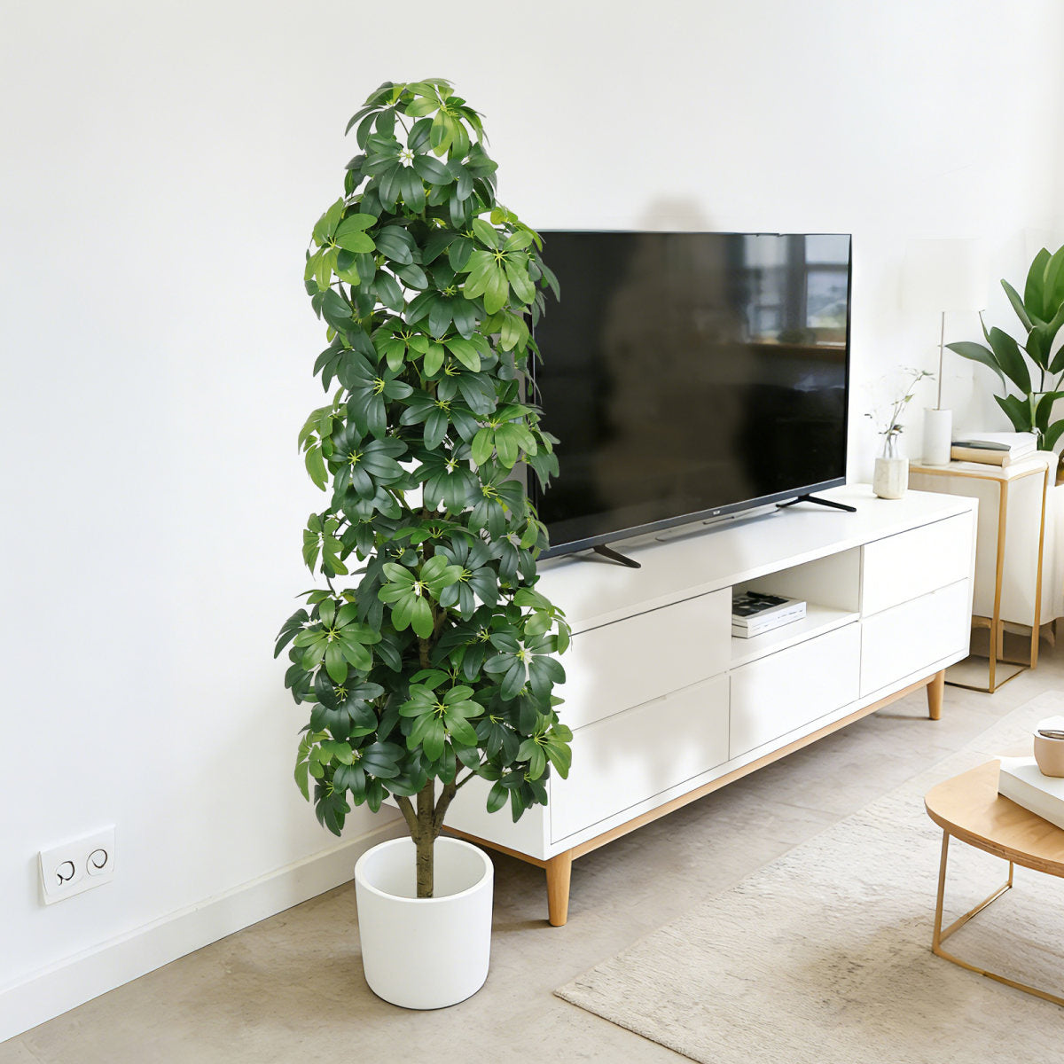 6FT Artificial Tree  Realistic Faux Tree, Suitable for Indoor and Outdoor Decoration ,1pc/set