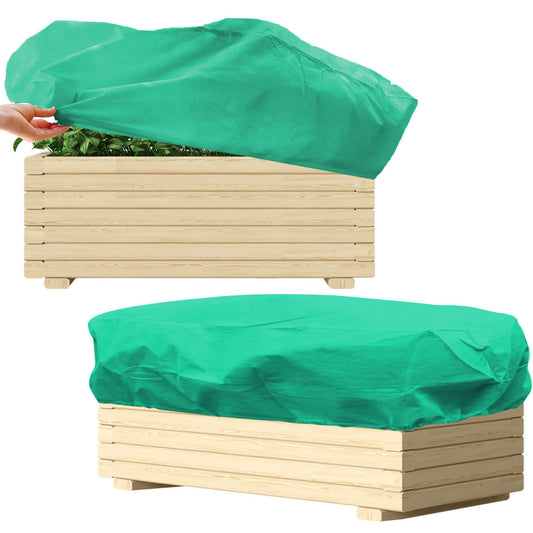 Protective Covers For Flower Boxes, Set Of 2—Winter Insulation For Plants In Pots And Boxes—Garden Accessories Set