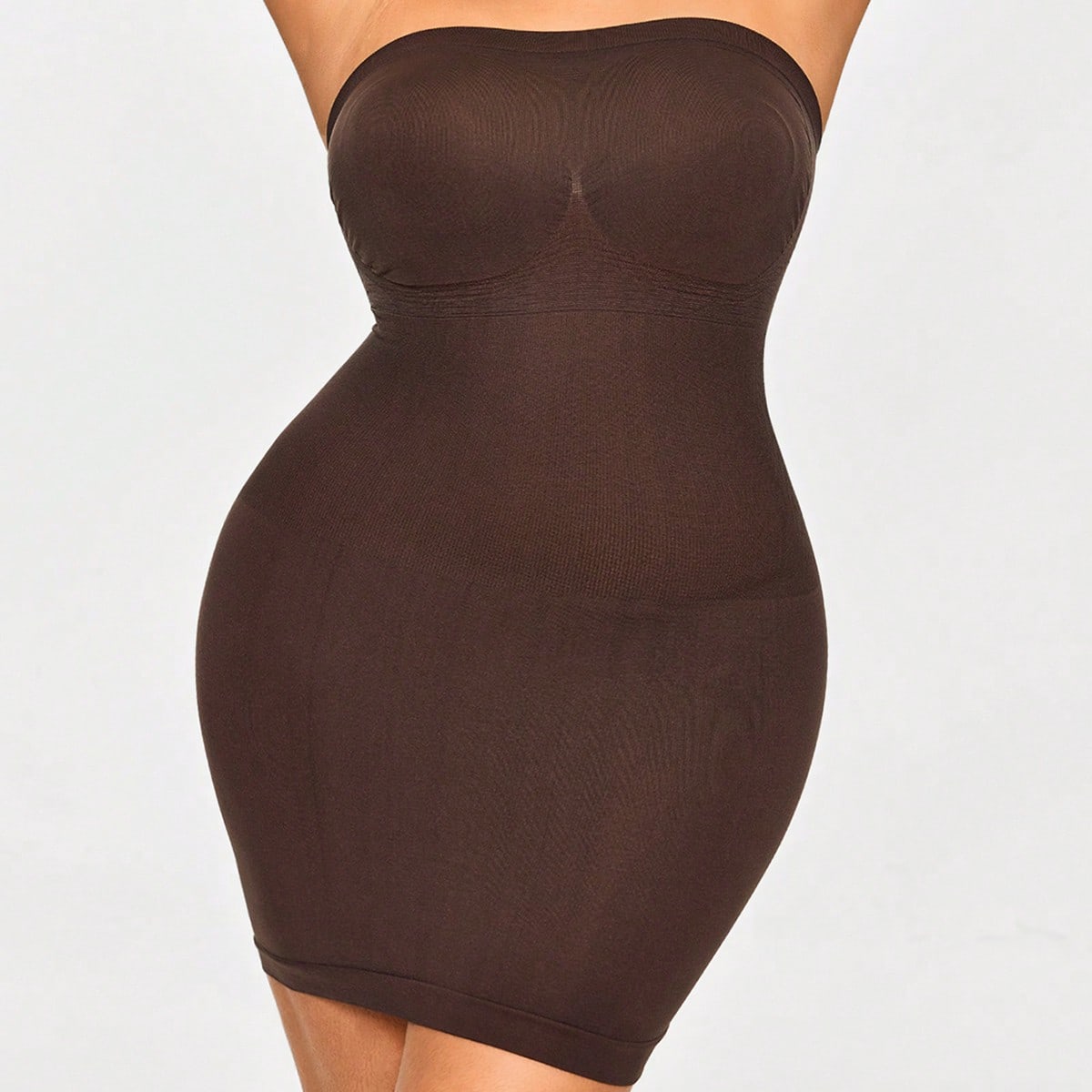 Strapless Full Body Shapewear Bodysuit Bust Lift Tummy Waist Control Natural Butt-Lift