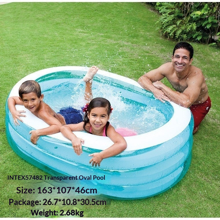 Thickened Inflatable Swimming Pool - Extra Large Family Ocean Ball Pit Paddling Pool for Adults and Kids Outdoor Water Play