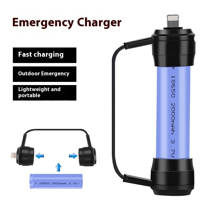 Mobile Phone Emergency Charging Mini Portable Fast Power Bank