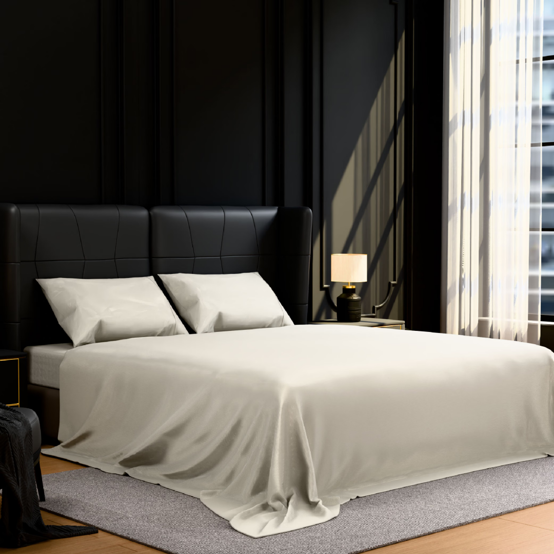 Bedding Queen Bed Sheets Set - 4 Piece Bedding - Brushed Microfiber - Shrinkage And Fade Resistant - Easy Care -Queen, White