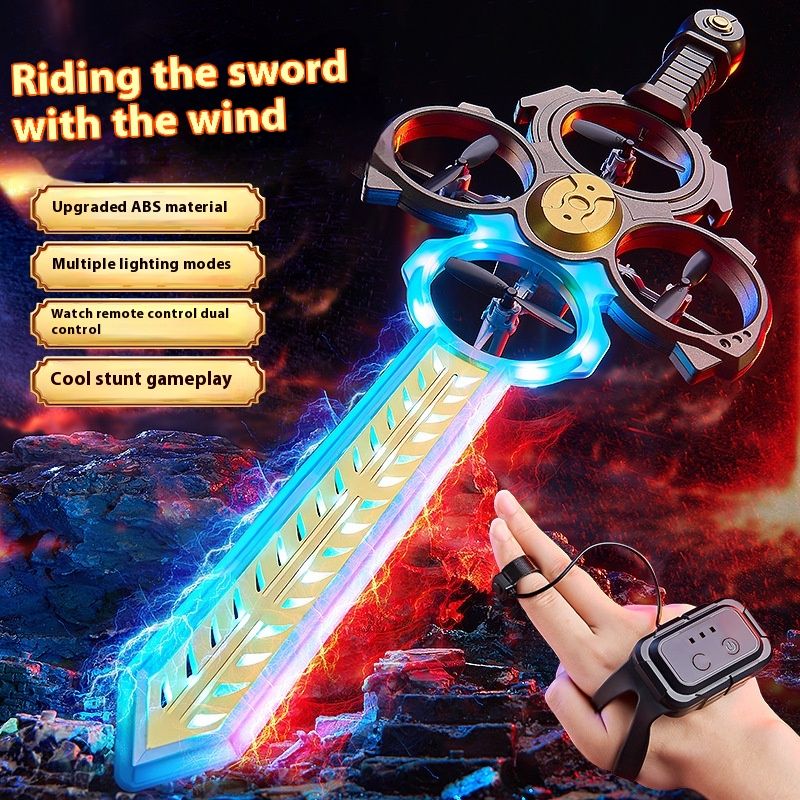 Remote-controlled Unmanned Vehicle Gesture Sensing Light Children's Toys