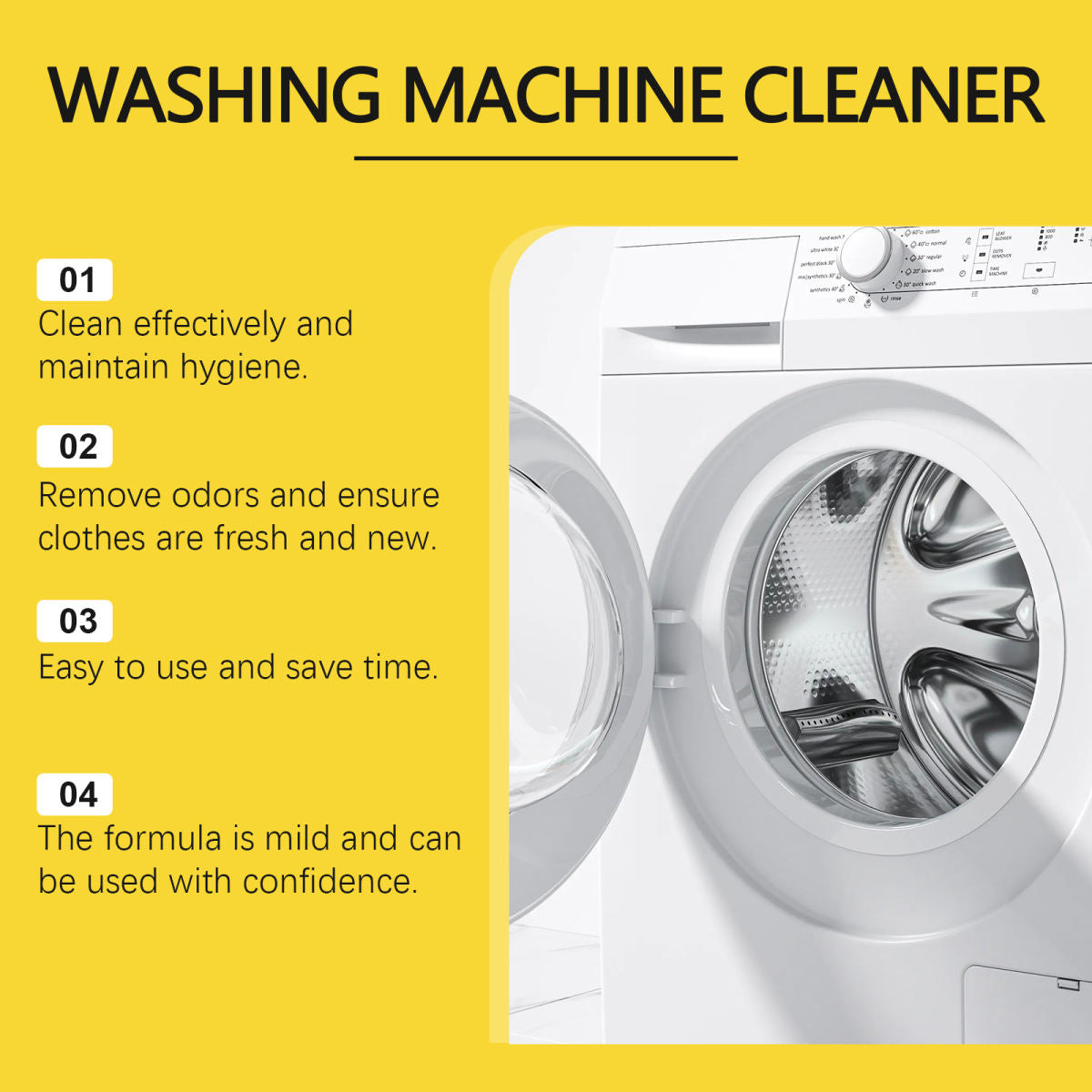 Daily Household Care Cleaning And Maintenance Washing Machine Tank Stain Removal Descaling