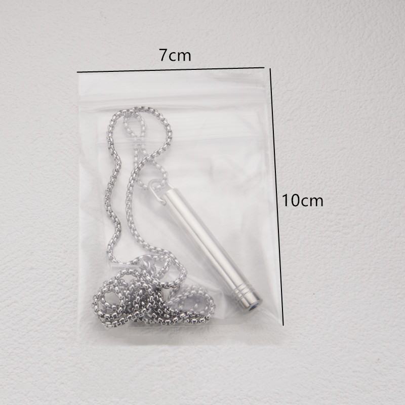 Yoga Decompression Stainless Steel Pendant Necklace