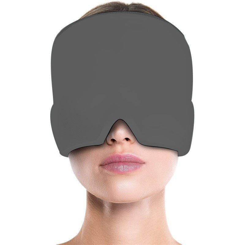 Gel Mask Ice Compress Head Cover Physical Cooling Relieve Headache
