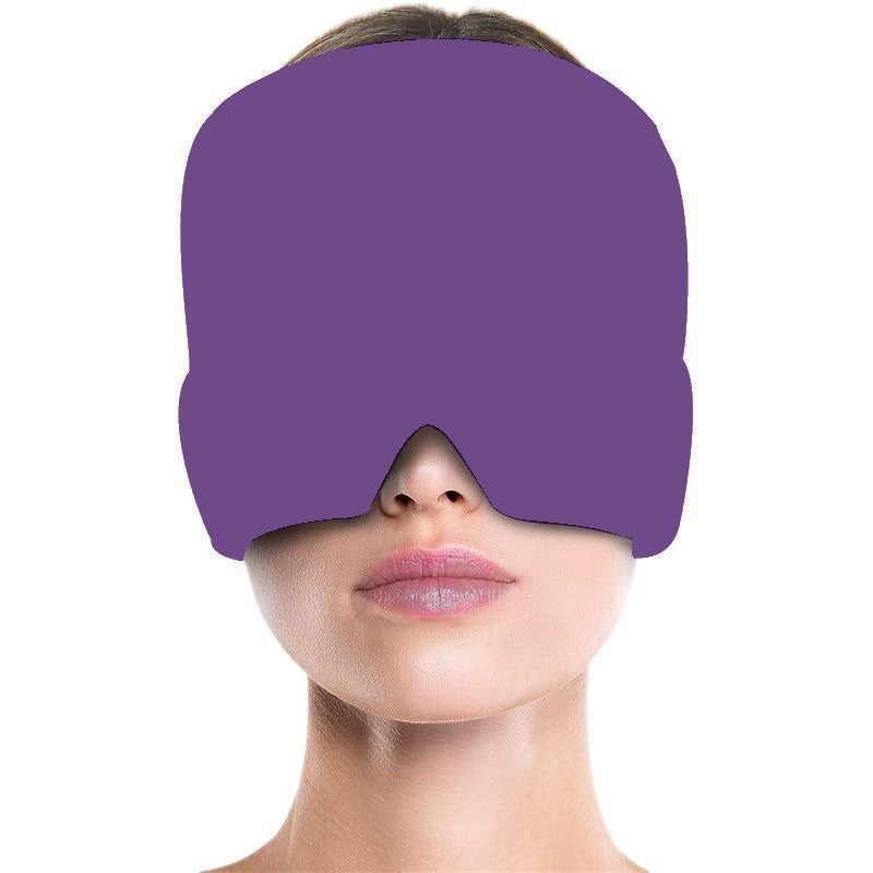 Gel Mask Ice Compress Head Cover Physical Cooling Relieve Headache