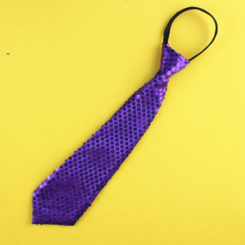 Halloween Universal Korean Version Jazz Sequin Bow Tie
