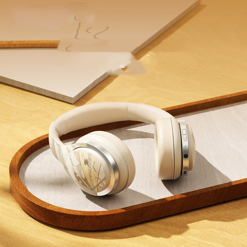Bluetooth Headphone Head-mounted Active Noise Reduction E-sports Games Computer Ultra-long Life Battery