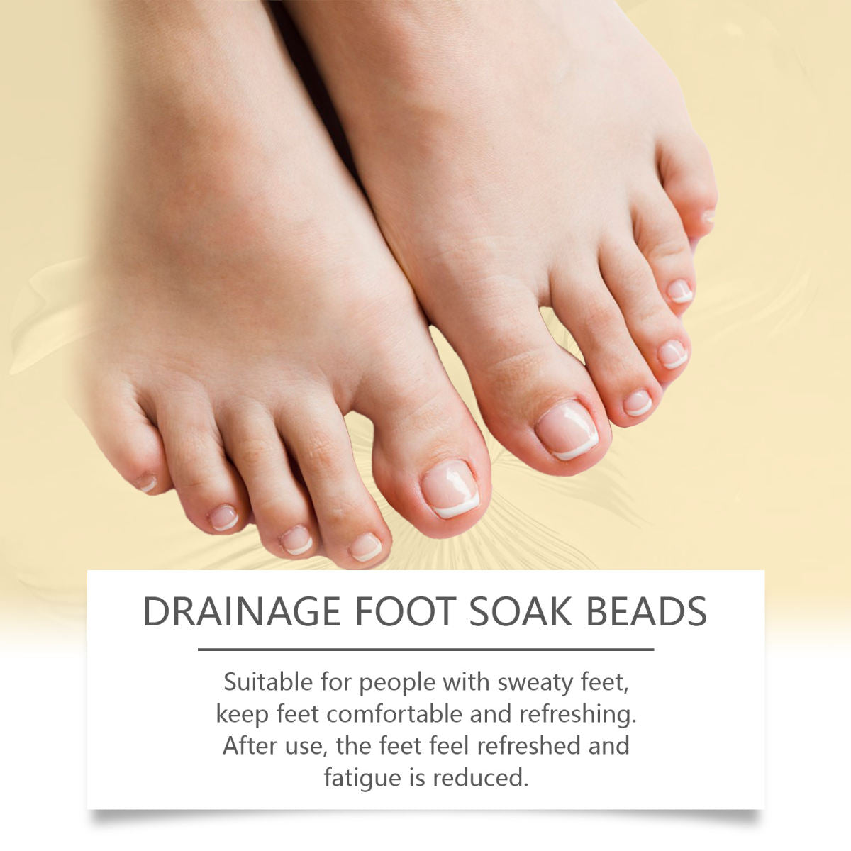 Mild Exfoliating Herbal Foot Foam Beads Foaming Foot Bath & Soak Foot Bath Powder Herb Bag Care
