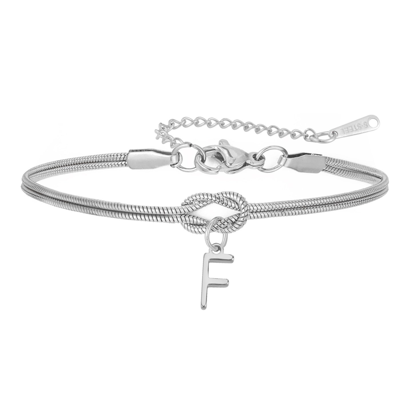 New Best-selling Wholesale 26-letter Handmade Knot Bracelets