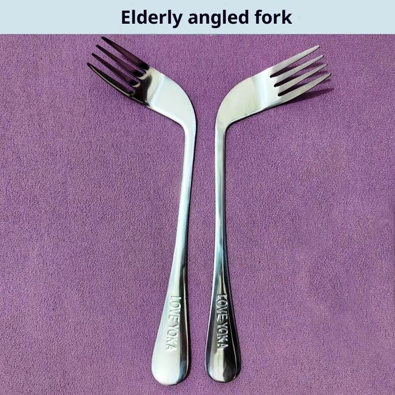 Elderly Elbow Spoon Fork Feeding Care Supplies