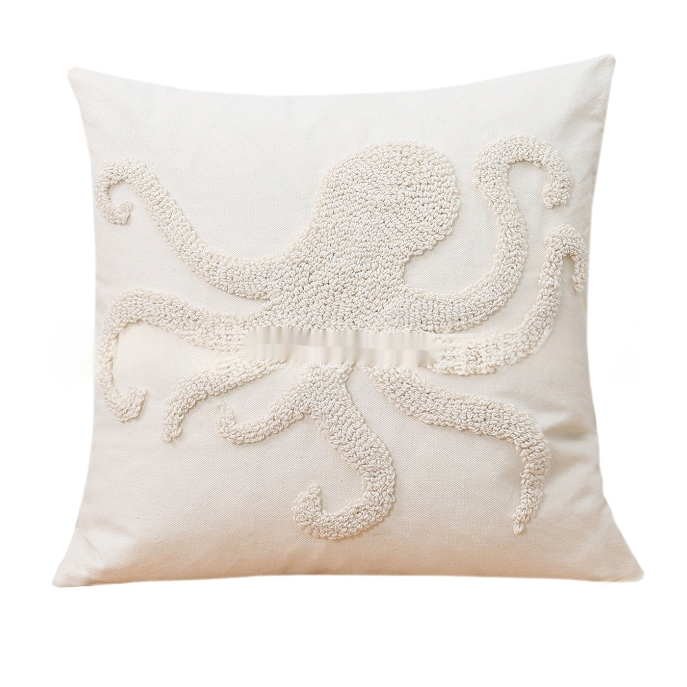 Nautical-style Embroidered Tufted Home Living Room Bedside Pillowcase