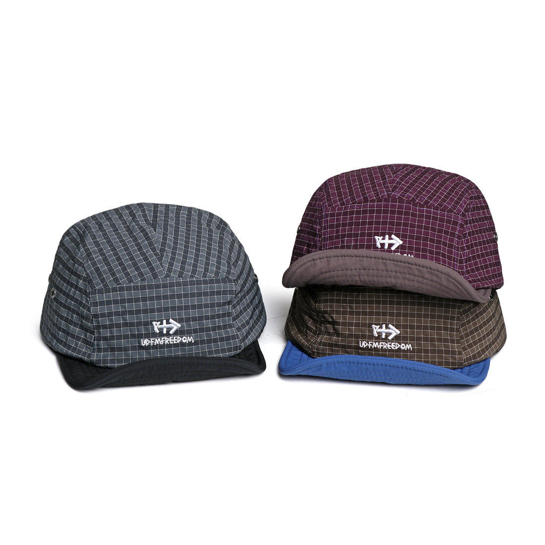 Striped Lightweight Quick-drying Soft-brimmed Baseball Cap With Retro American Color-matching Letters, Five-piece Hat, For Outdoor Hiking And Cycling, Beanie Cap