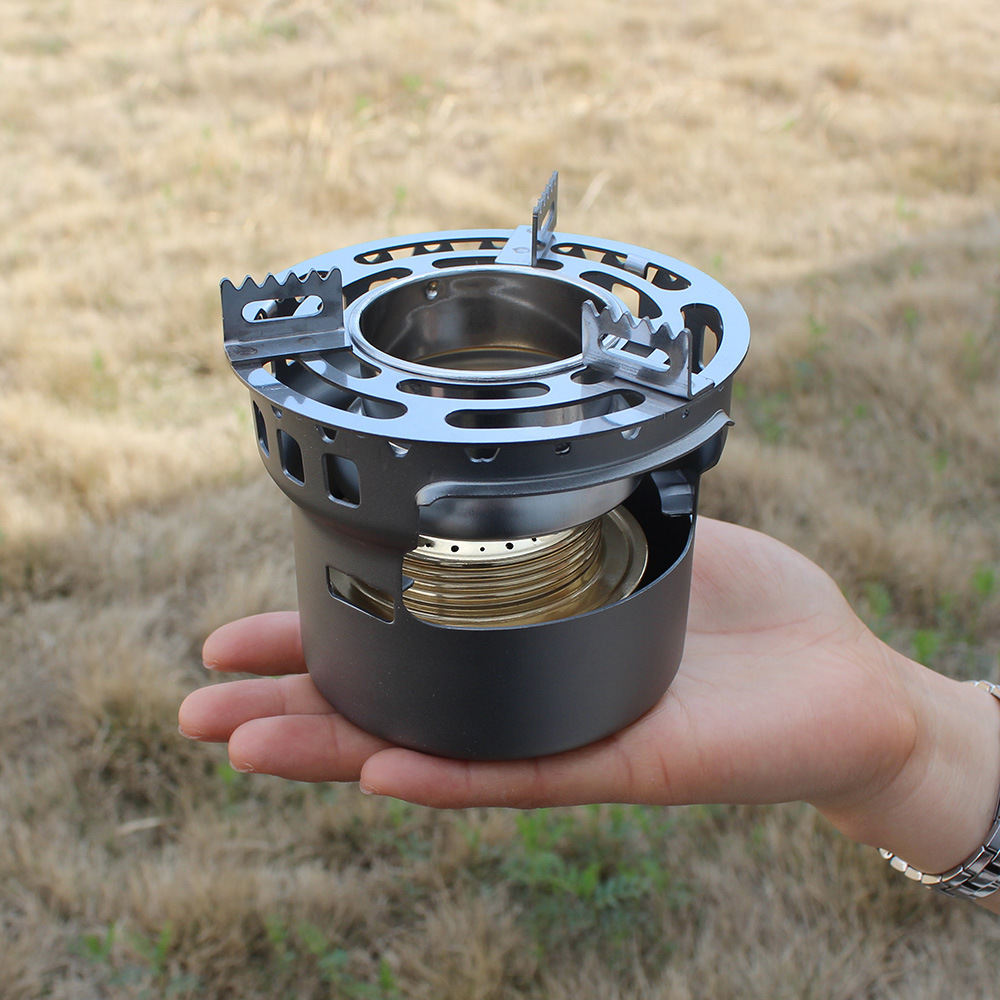 Outdoor Aluminum Alloy Alcohol Stove Cookware