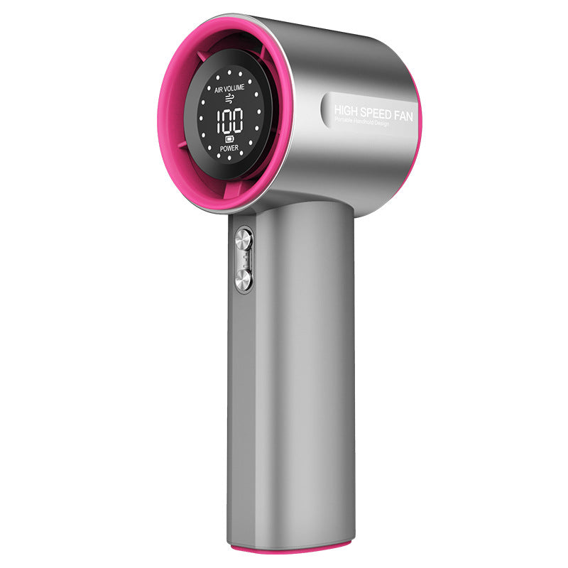 Simple Handheld USB Charging High-speed Turbo Fan