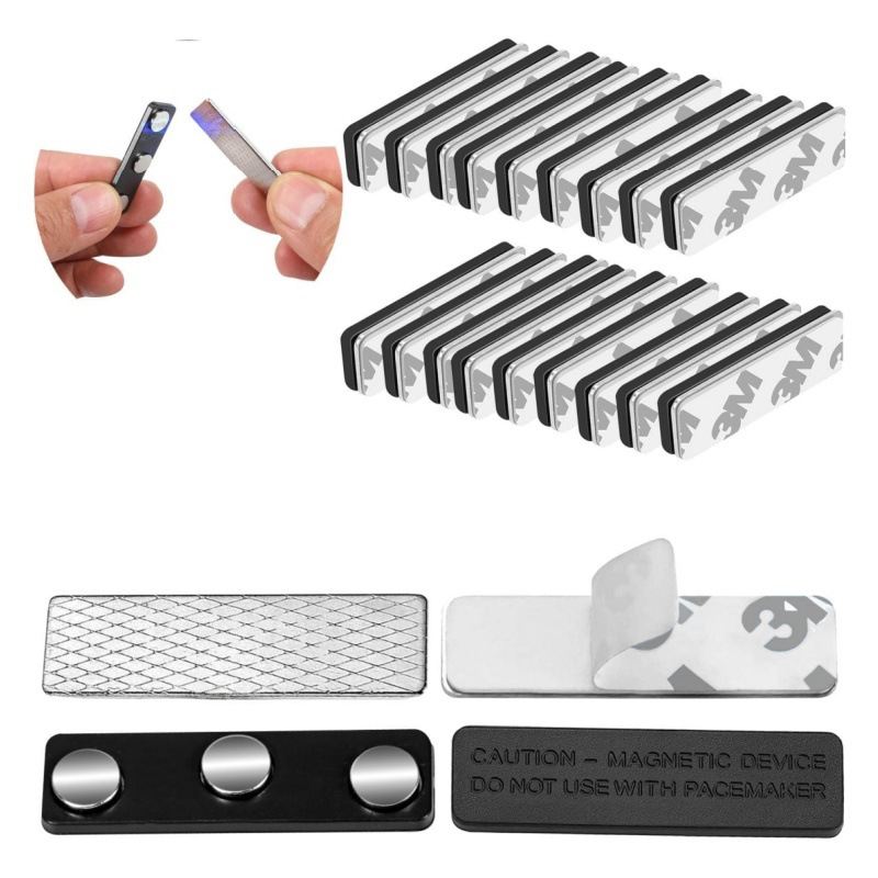 Cross-border Best-selling Magnetic Name Badges And Magnetic Pins