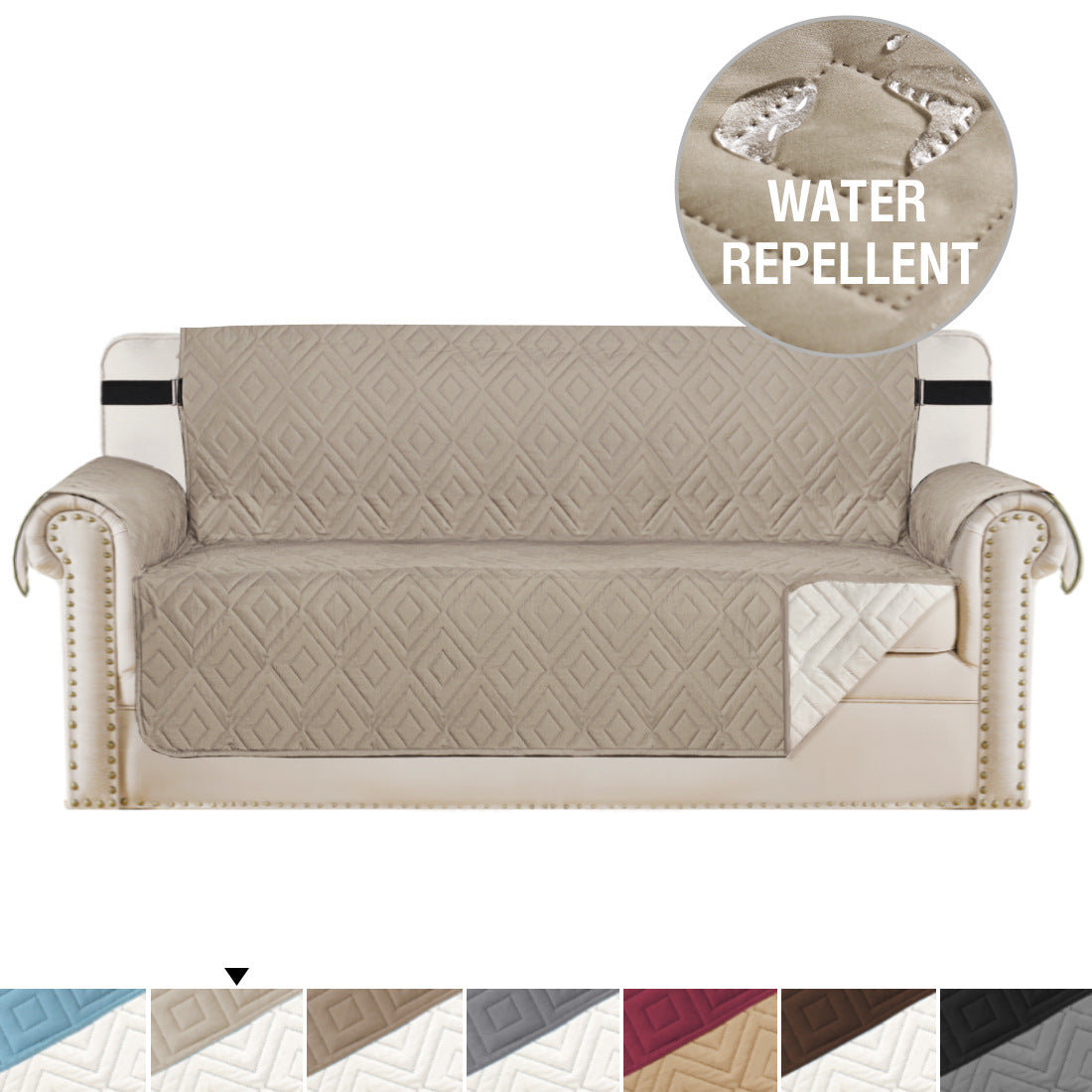 Recycled Grid Breathable Thickened Waterproof Pet Sofa Cushion