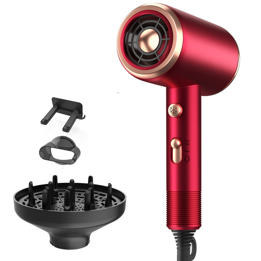 Hair Dryer With Negative Ions Offering Both Hot And Cool Air Settings