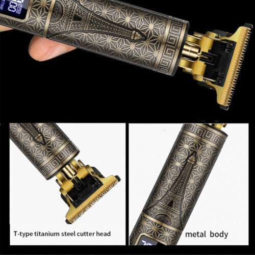 Professional Cordless Hair Clippers Beard Trimmer Men Hair Cutting Barber Shaver