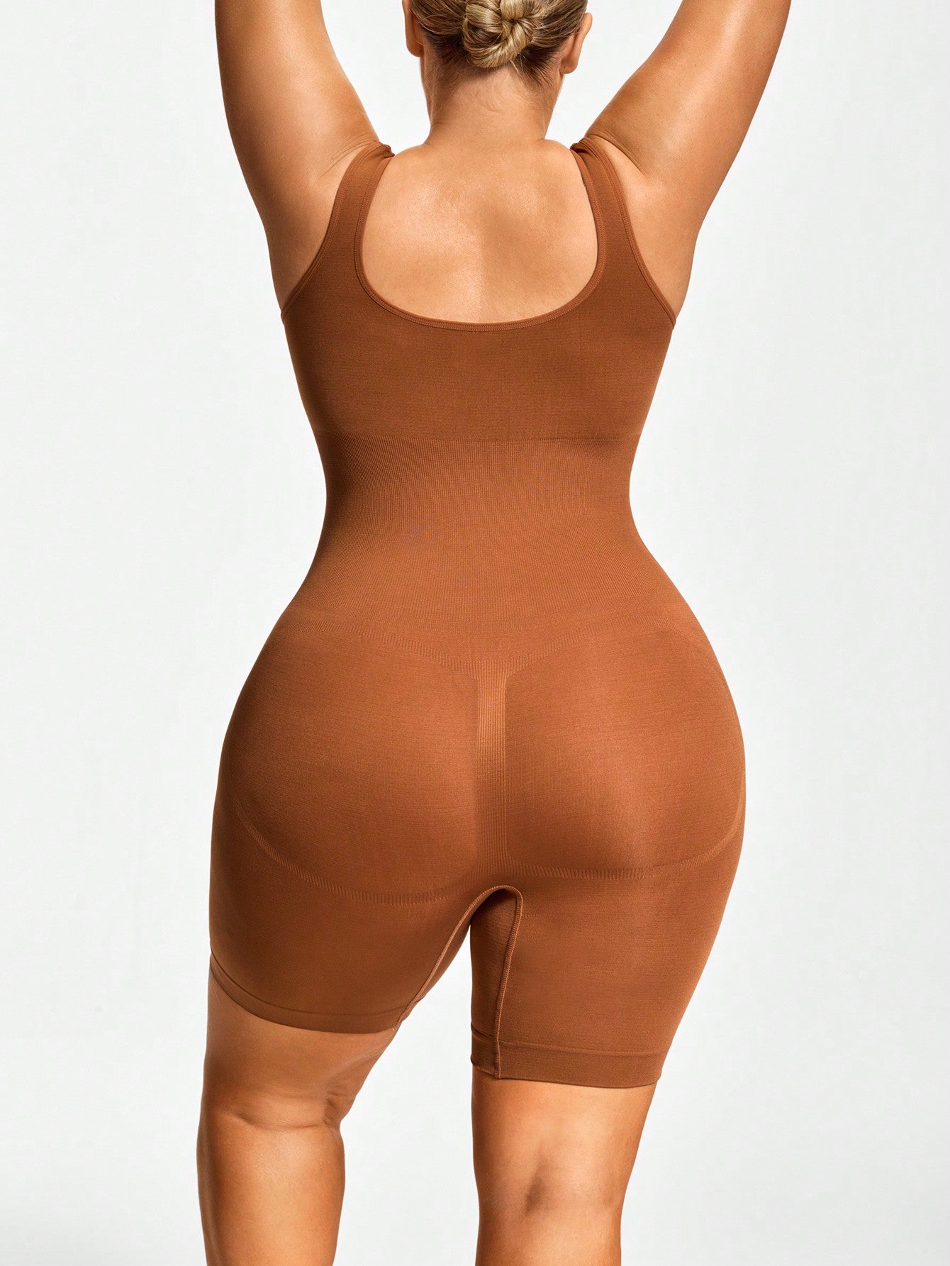 Full Body Shaper Bodysuit For Women - Seamless Tummy Control & Butt Lift Mid-Thigh Shapewear