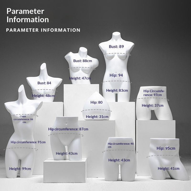 Underwear Model Display Stand Male And Female Half-body Mannequins