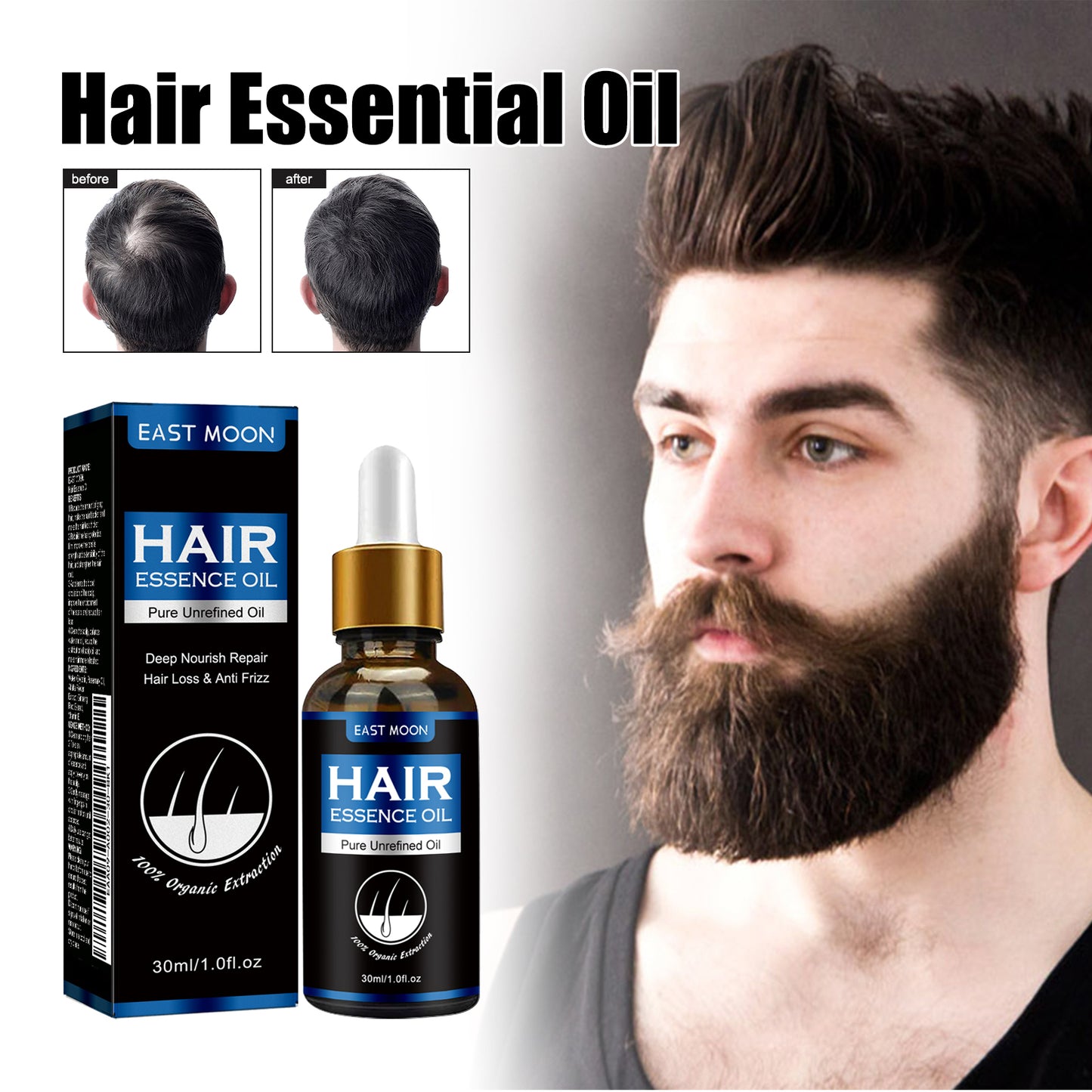 Men's Hair Thickening Serum 10.6X3.2X3.1