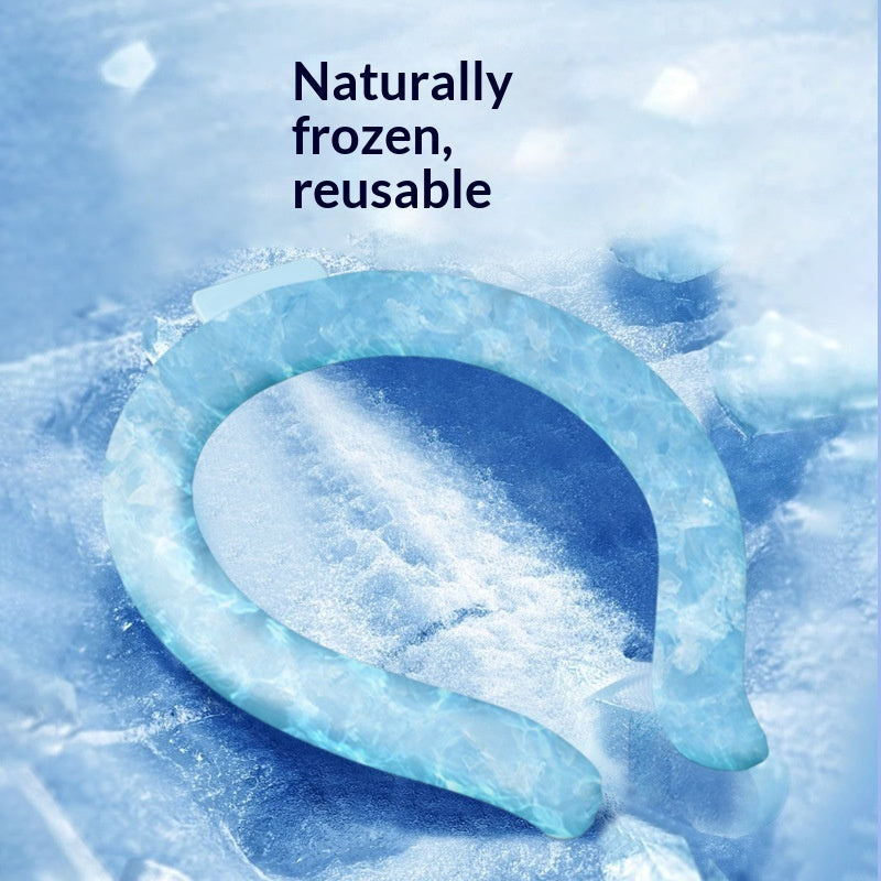 Portable Neck-Hanging Cooling Ice Ring PCM
