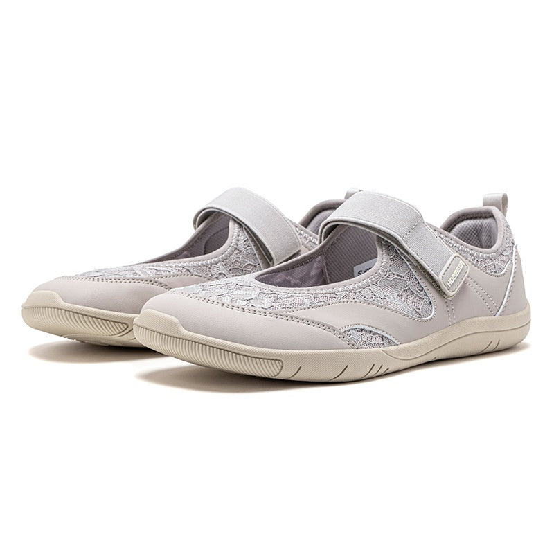Light Outdoor Wide-Fit Shoes Lace-up Mary Jane Womens Shoes