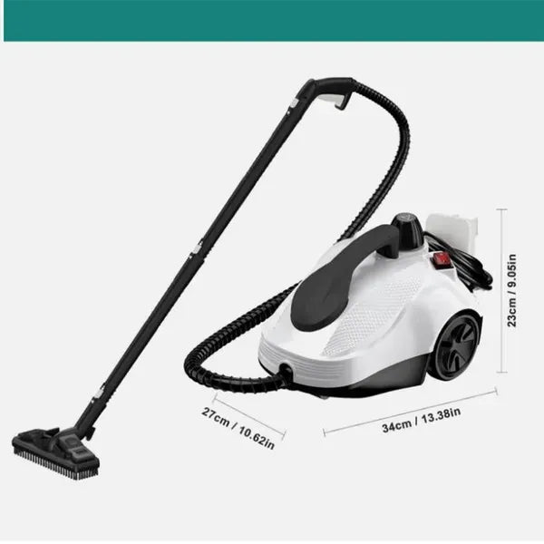 Handheld Steam Cleaner, Cleaning Essentials & Perfect Gift, 5Bar High-Pressure Steam With 2000Ml Water Tank, 180° Swivel Nozzle, Plastic, For Home Kitchen Bathroom Tiles Car