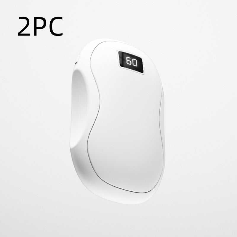 Large Capacity Double-sided Heating Digital Display USB Charging Portable Hand Warmer