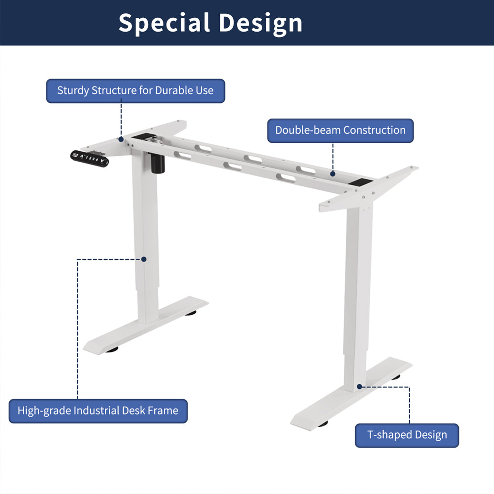 Electric Standing Desk Height Adjustable Desk For Home And Office Computer Table Gaming Desk Modern Luxiury Table 48  Oak Lift-up Desk