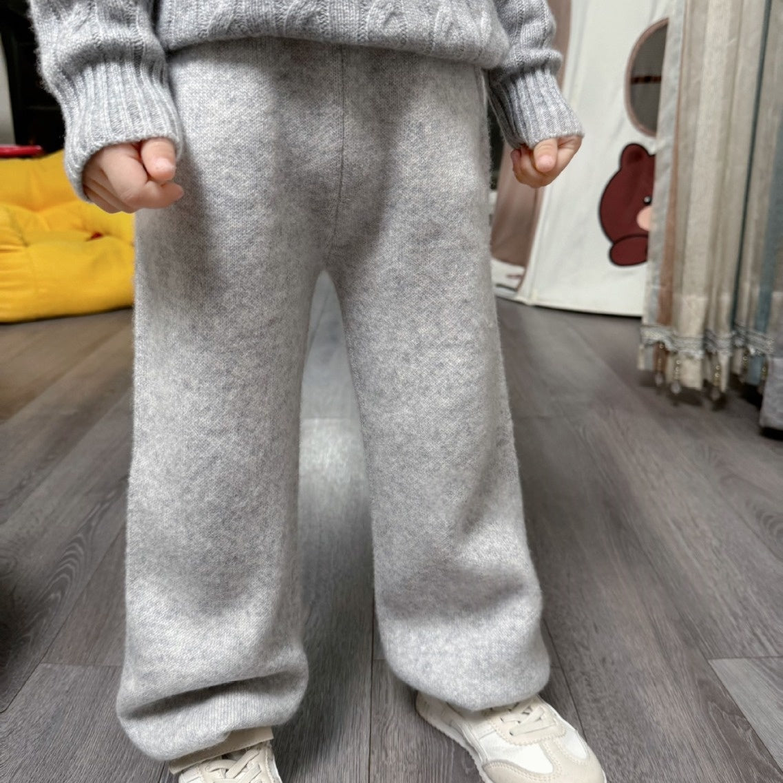 Korean-style Thickened High-waist Trousers
