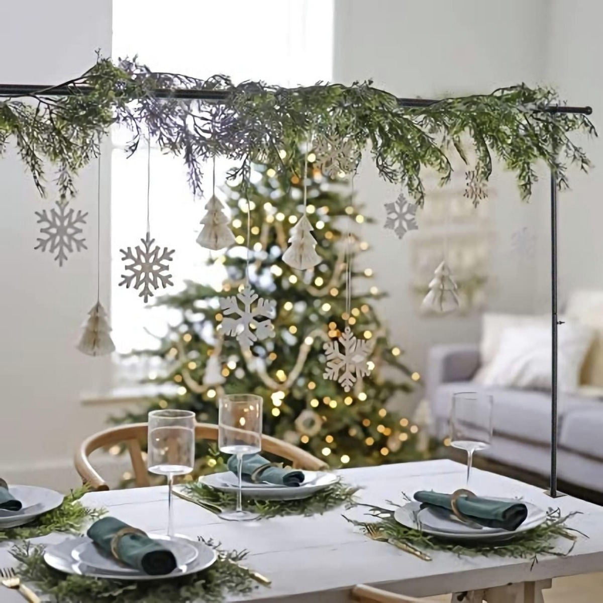 Clip-On Decorative Rod For Tables - Black Table Decor Rod For Festive Table Decorations At Parties, Weddings, And Celebrations - Party Accessories Set