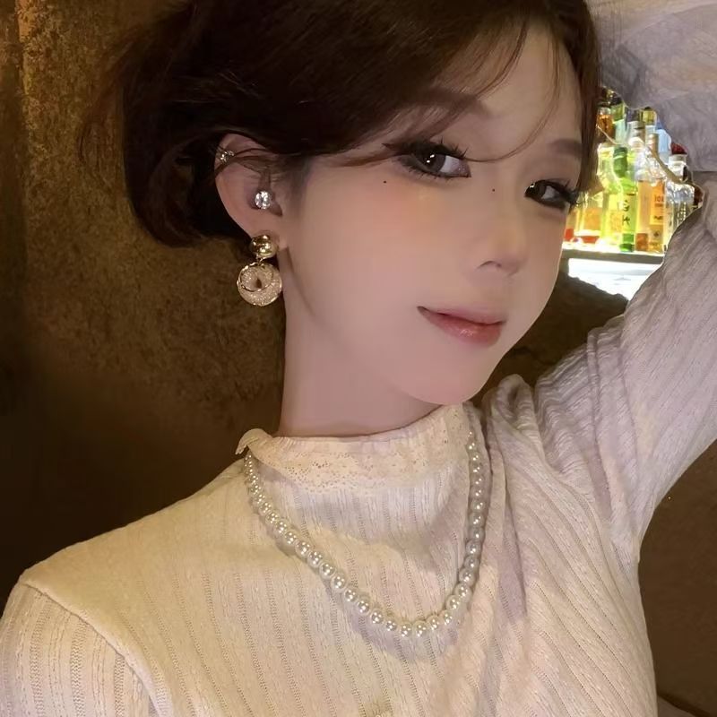 2026 New Luxurious Gold Wire Hoop Earrings, Retro Stylish Versatile Bestseller With Premium Texture